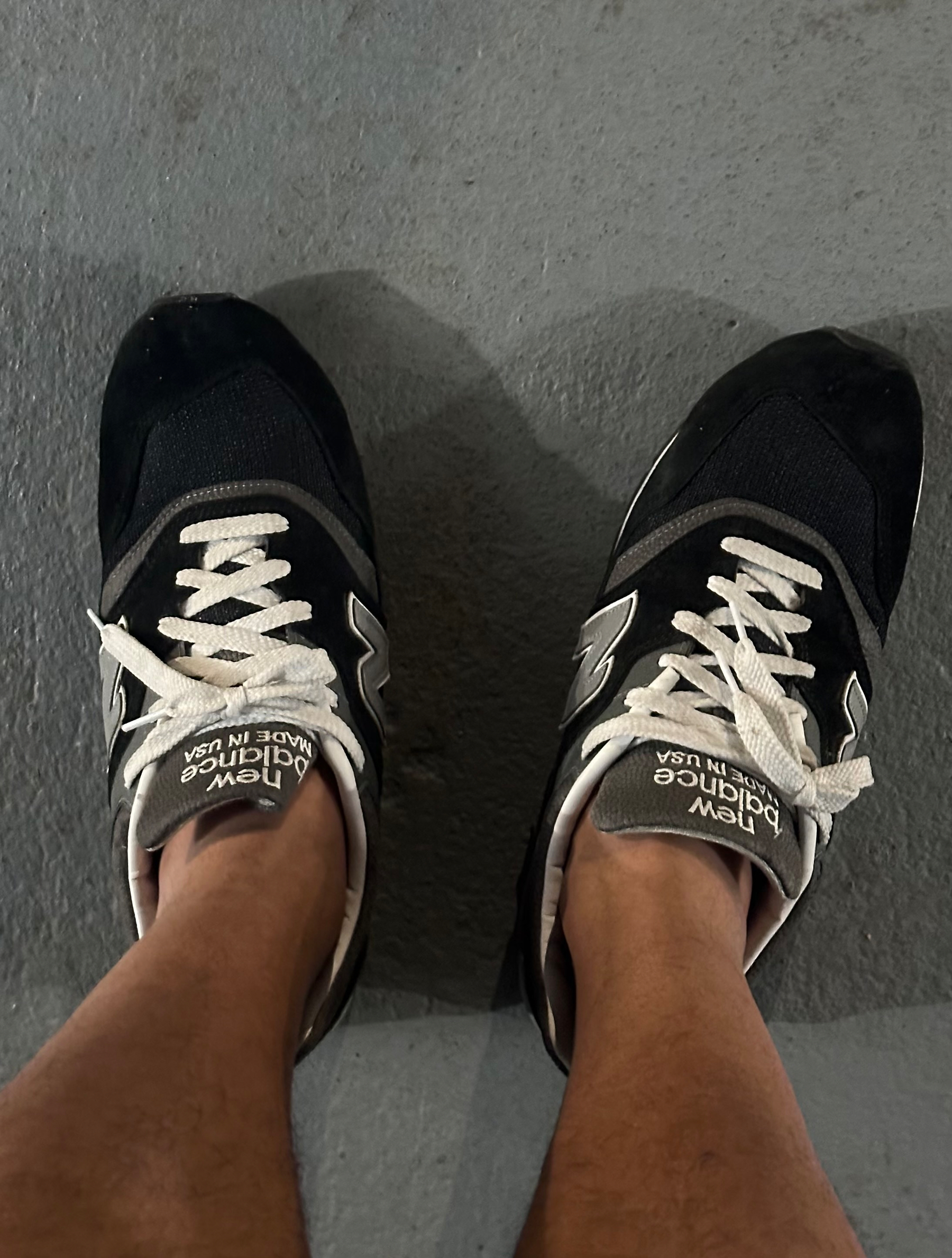Photo of my shoes on the wrong foot. 